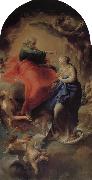 Pompeo Batoni Reported good news oil